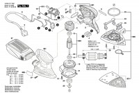 Bosch 3 603 C77 000 Psm 160 A Orbital Sander 230 V / Eu Spare Parts